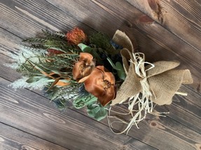 ドライフラワースワッグ（壁飾り）の画像