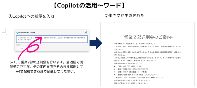 Copilotの活用～ワード
