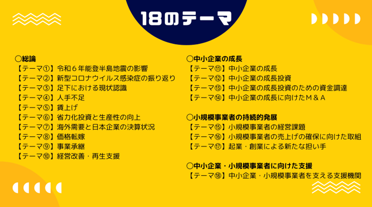 18のテーマ