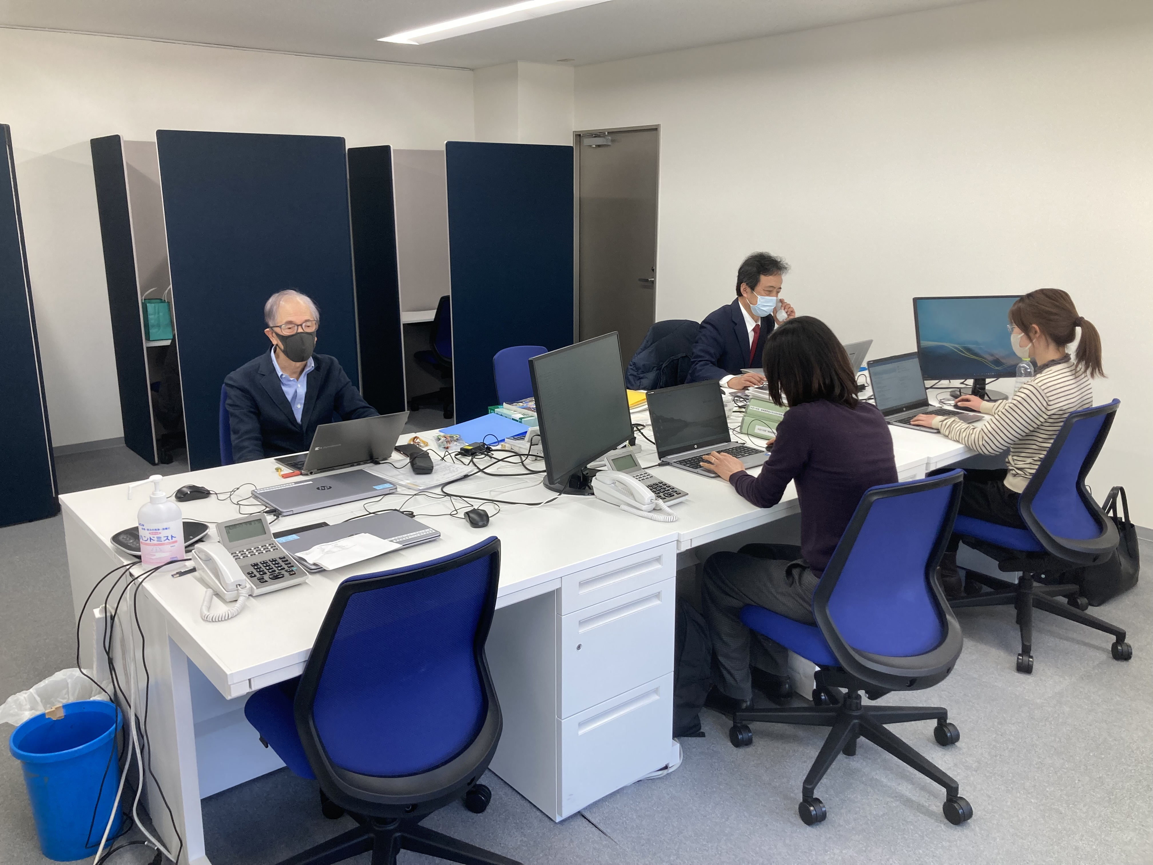 相談対応スペースの様子